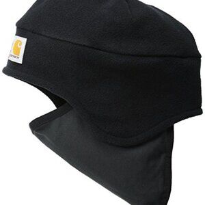 Carhartt Fleece 2-in-1 Headwear Hat in Black